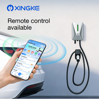 Chargeur de voiture électrique domestique durable et abordable, charge rapide 32A Type 2 GBT 7kW Bluetooth mural
