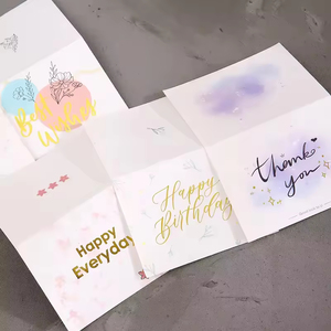Tùy Chỉnh Có Thể Gập Lại Cảm Ơn Bạn Thẻ Phước Lành Kỳ Nghỉ Chúc Mừng Chúc Mừng Chúc Mừng Sinh Nhật Lời Chúc Tốt Nhất Giấy Thẻ Quà Tặng In Ấn - Product Image 2