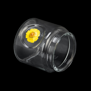 Portavelas de <span class=keywords><strong>Vidrio</strong></span>, Recipiente para Velas Aromáticas con Flores Secas para el Hogar, Día de San Valentín - Product Image 2