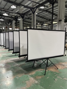 <span class=keywords><strong>Pantalla</strong></span> de <span class=keywords><strong>proyector</strong></span> plegable portátil TELON de 50 "a 150" con soporte de trípode, instalación fácil y ligera - Product Image 2