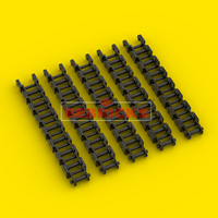 Pièce de construction BEBRICKS série 3711, chaîne technique, pour voitures RC et modèles de chars, jouet pour créateurs MOC