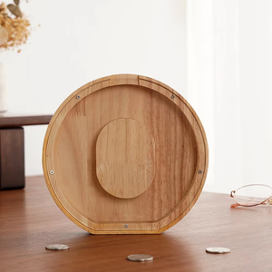 Alcancía de Madera con Forma de Alfabeto de 26 Letras, Adorno de Escritorio para Ahorrar Monedas, Decoración del Hogar para Niños - Product Image 6