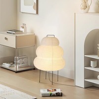 ENSEMBLE LED Lampes de table Lampes en papier de riz Lumières d'ambiance Lampes d'ambiance Art Lampes japonaises Lampes en papier chaudes Lanterne