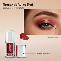Fard à paupières liquide lisse et fin pour l'illumination et le contouring, résistant à l'eau et longue tenue, supporte le dropshipping