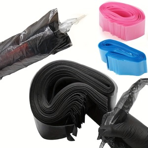 100 Fundas Protectoras Desechables de Plástico para Cables de Tatuaje, Cubiertas de Seguridad Profesionales para Estudios de Tatuajes y <span class=keywords><strong>Arte</strong></span> Corporal - Product Image 4