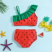 Maillot de bain pour bébé Famicheer OEM à volants, maillot de bain d'été pour fillettes, maillot de bain pour tout-petits, vêtements de plage à séchage rapide, maillot de bain pour nourrissons