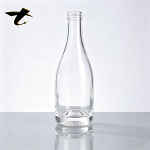 Bouteille en verre <span class=keywords><strong>pour</strong></span> spiritueux 500 ml avec bouchon à vis et logo personnalisé <span class=keywords><strong>pour</strong></span> whisky, vodka, tequila, brandy - Product Image 2