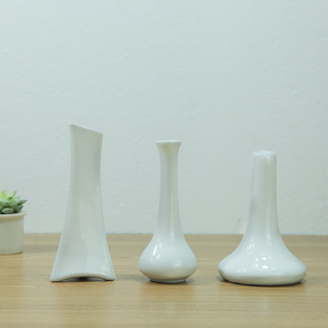 Poco costoso della fabbrica di design moderno bianco <span class=keywords><strong>vaso</strong></span> di <span class=keywords><strong>fiori</strong></span>, vasi di ceramica all'ingrosso per hotel - Product Image 4