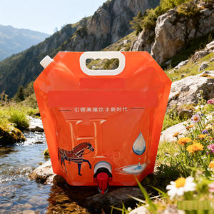 Pochette Doypack en aluminium de 5L, imprimée en héliogravure, de qualité alimentaire, anti-fuite, avec bec verseur et valve, pour eau minérale, bière et tequila - Product Image 4