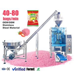 Machine d'emballage de sachets de poudre de fraises de haute précision, machines de remplissage et de scellage multifonctions pour les petites entreprises - Product Image 1