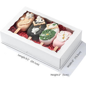 Galletas Panadería Cajas de ventana transparentes Cakesicle Bomba de chocolate Macaron Fresas Pretzel Varillas Caja de frutas Embalaje - Product Image 4