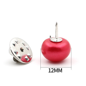 Anti-dérapant avec perle clou cardigan petite broche ronde boutons décoratifs de chemise sans couture - Product Image 5