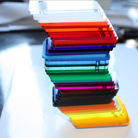 Plaque en plastique acrylique coulé transparente (Lucite, Perspex) de 2mm, 3mm, 5mm, 6mm, 12mm, 50mm