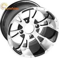 Fabrication chinoise de jantes en acier pour ATV, jantes robustes pour tout-terrain, jantes de buggy de plage, jantes de remplacement durables pour quad