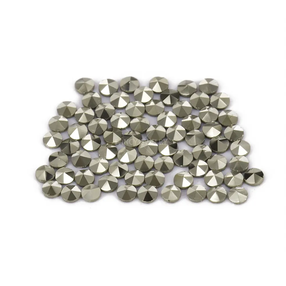 Marcasite loose עבור תכשיטי כסף עגול 1 מ"מ 1.5mm 2mm loose marcasite אבנים