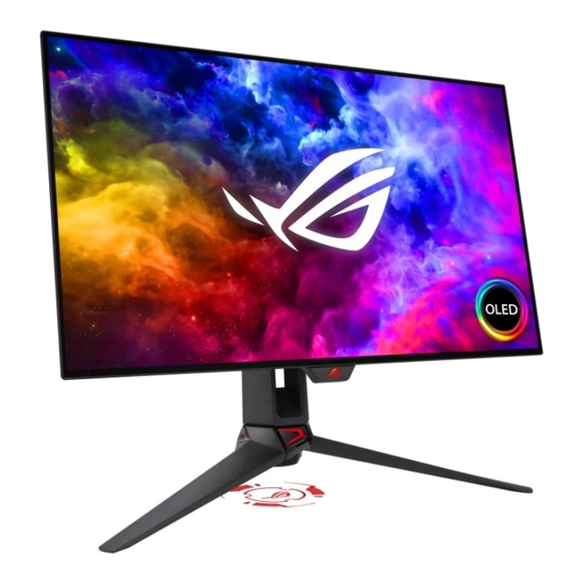 Gaming PC Monitor OLED ROG Swift PG27AQDM 240Hz 2560x1440 0.03ms(GTG) HDR10 178 Angle 99% Color Gamut Adjustable Tilt -5~20