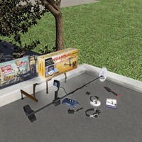 Détecteur de métaux et de plastique Goldseekers GDS2000, scanner mural, étanche IP55, 20 kHz, pour la recherche de trésors et l'utilisation en extérieur