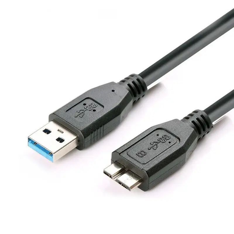 Cabletolink USB 3.0 Kabel Mikro A Ke Mikro B Kecepatan Tinggi Hingga 5 Gbps Kabel Transfer Data untuk Hard Drive Eksternal Portabel