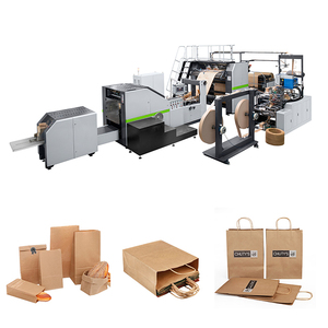 La marque ROKIN personnalisée <span class=keywords><strong>Carrefour</strong></span> utilise une machine de fabrication de sacs en papier entièrement automatique à poignée torsadée - Product Image 3