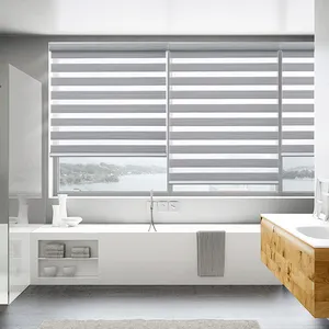 Roll Up And Down Quality Window Blinds Ready Room Darkening Fashionable Curtains Made Roller Zebra Shades
