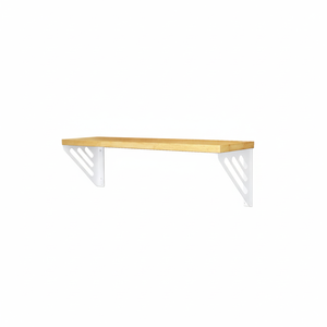 Étagère murale en bois blanc, grande, élégante, décorative, pour salon, chambre, salle de bain et bureau - Product Image 6