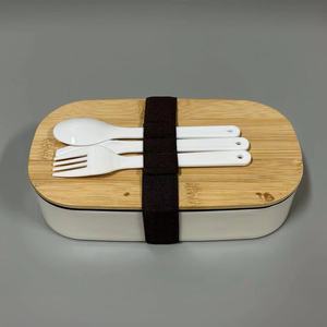 Boîte à lunch écologique en fibre de bambou pour adultes et enfants Vente en gros - Product Image 4