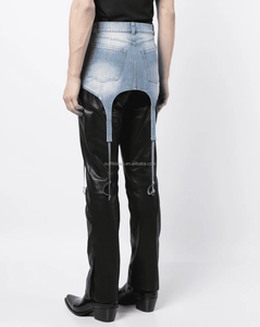 Unisexe Femmes et Hommes Coton Y2K Vintage Jarretière Stonewashed Denim Jupe Denim Jarretière Jupe - Product Image 4