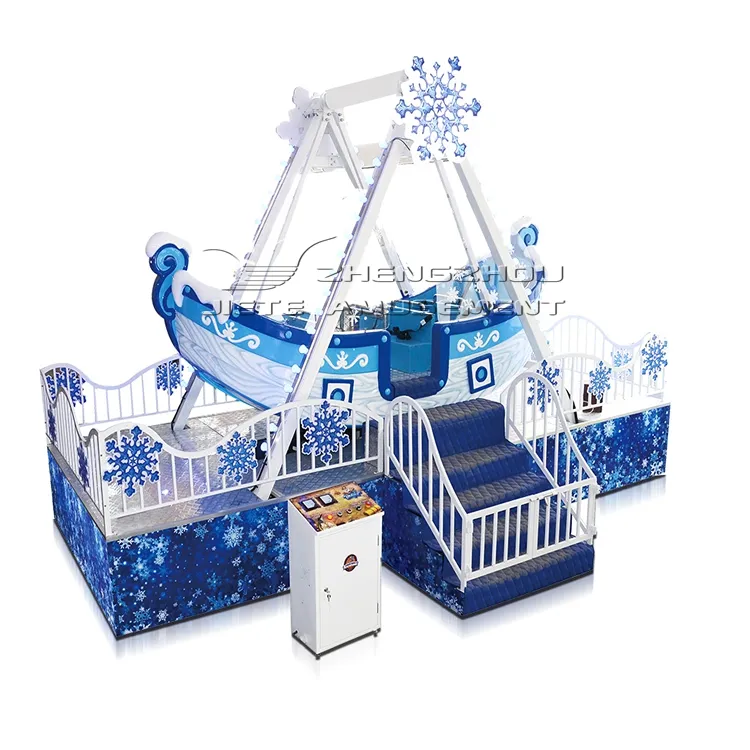 12 Seats Outdoor Small Snow Type Pirate Ship Kiddie Mini Pirate Ship Ride for Sale