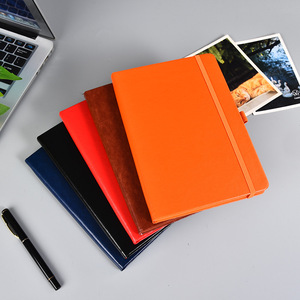 Cuadernos de tapa dura de PU línea horizontal personalizada página interior Bloc de notas escuela estudiante papelería suministros de oficina estacionarios espacios en blanco - Product Image 1