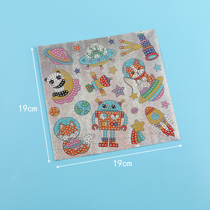 Mới Thời Trang Sơn Kim Cương Tinh Thể Kim Cương Dán 20-Mảnh Thiết Lập Không Gian Loạt Hành Tinh Robot Mô Hình Tự Làm Vòng Đá Quý Dán - Product Image 2