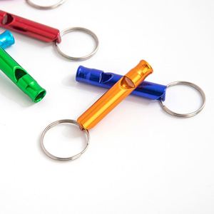Sifflet porte-clés en alliage d'aluminium en gros, idéal pour le camping, les premiers secours, la survie en extérieur, pendentif métallique - Product Image 4