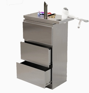 Gabinete de herramientas moderno de acero inoxidable para peluquería, salón de belleza, estilista especial, estante de corte de pelo, almacenamiento de peluquería - Product Image 4