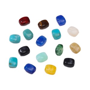 Perles en acrylique imitation pierre, forme irrégulière, couleur dégradée, pour la fabrication de bracelets, accessoires de bijoux DIY - Product Image 5
