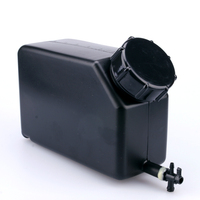 Réservoir d'encre noir à base d'eau UV double port en plastique JOHOPE 1,5 L pour imprimante grand format, système d'encre en vrac