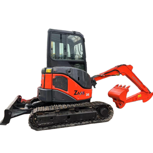 Miniexcavadora de orugas Hitachi ZX35 usada, componentes de núcleo originales de bajas horas de trabajo Shanghai ZX55 ZX60 - Product Image 1