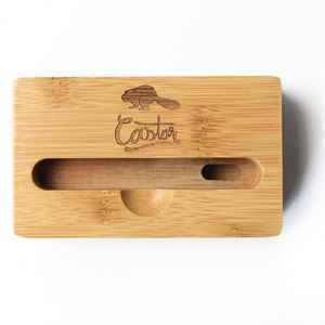 Custom Logo Eco Friendly Bamboo No Battery Passive <b>Speaker</b> Desktop Phone Stand for Welcome Gifts - Product Image 6