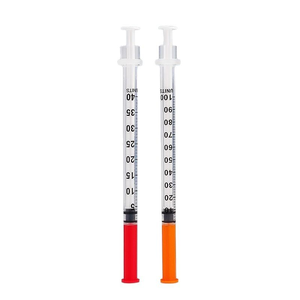 <span class=keywords><strong>Seringue</strong></span> à insuline stérile jetable en plastique pour usage vétérinaire, 40-U 100-U 1ml 8mm 31g, avec aiguille de sécurité indolore <span class=keywords><strong>montée</strong></span> - Product Image 6