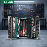 Boîte à outils en acier au chrome-vanadium à commande manuelle pour mécanicien automobile avec étui rigide, jeu de clés à cliquet et douilles pour réparation automobile OEM 85 pièces