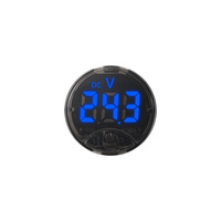 Voltmeter LED 7-150V DC dan 65-265V AC untuk Kendaraan Model 3318