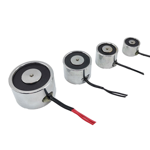 JSP-Serial 12v 24v Dc Round Flat Mini Dc Small Power Super Strong Suction Cup Micro Holding Lifting Electromagnet