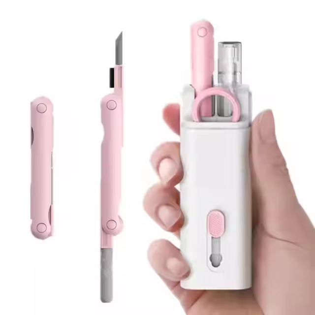 Multifunctional 7 in 1 Cleaning Kit Pen Headset Keyboard Phone Computer Digital Products Cleaning Brush Tool With Soft Brush