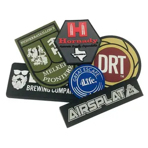 Pvc Patch Custom 3d Soft Embossed Brand Logo PVC Patches