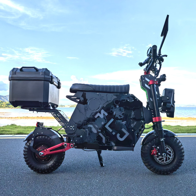 FLJ Long Range 14 Inch Big Wheels NFC E Scooter with Removable Battery 72V Adult Kick Electric Scooter
