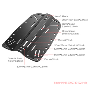 Soporte de Montaje para Equipo de Buceo DIDEEP de Aleación de Aluminio, 272 mm, 53 mm, 6 mm, Placa de Soporte Resistente para Exteriores - Product Image 5