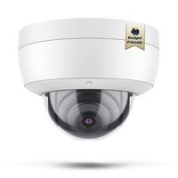 Caméra dôme Vikylin OEM 6MP avec vision nocturne, détection de mouvement, microphone intégré, lumière stroboscopique et alarme sonore, caméra IP PoE 4K