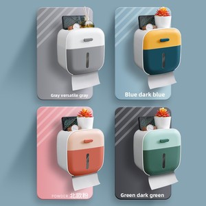 Hiện đại hai lớp mô hộp sáng tạo Internet người nổi tiếng thiết kế Punch-Free treo tường lưu trữ tương phản Màu sắc Nhựa - Product Image 4