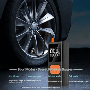 Compresseur d'air portable pour voiture, gonfleur électrique, démarreur de voiture, alimentation de secours <span class=keywords><strong>3</strong></span>-en-1, booster d'allumage Modèle P2 Simple - Product Image 3
