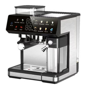 Aifa Professional tous les 4 en 1 Machine à café automatique commerciale Machine à expresso Broyeur de grains intégré avec mousseur à lait - Product Image 1