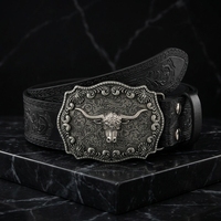 Ceinture en alliage pour homme, style vintage robuste, boucle à plaque, durable, attrayante, haut de gamme, style américain, pour vêtements d'extérieur
