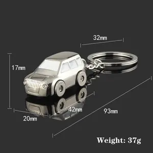 Wholesale Customized 3D Metal Truck Keychain With High Quality Zinc Alloy